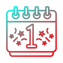 Fototapeta premium date icon