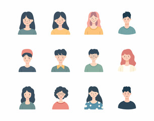 Twelve happy child and young adult headshots are displayed.