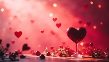 Obraz premium Heart Background for Valentine’s Day