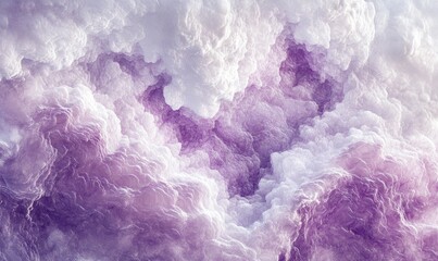 Fototapeta premium A purple cloud with white clouds in the background