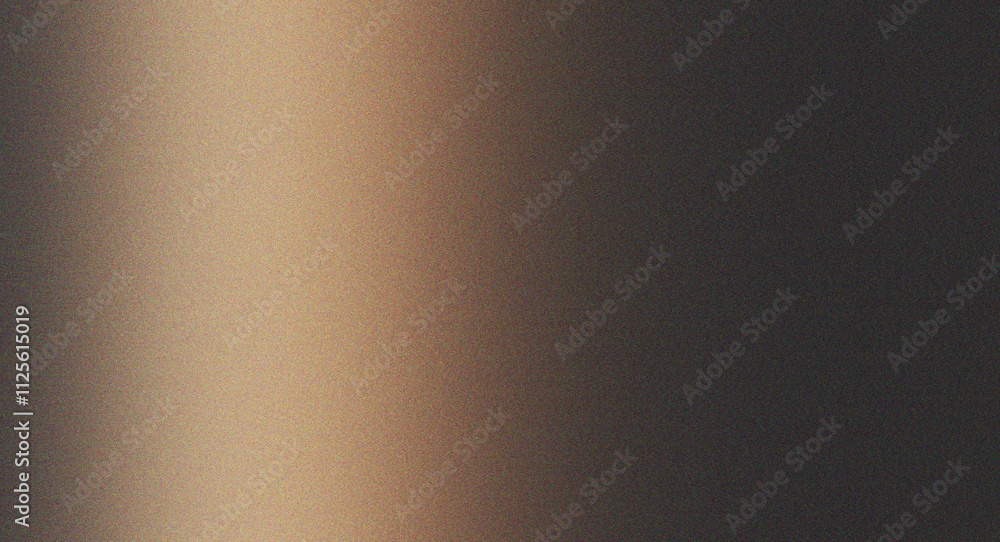 Fototapete Elegant golden and black abstract gradient background enriched with noise texture effects, crafted for artistic visual works.