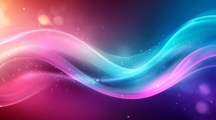 A colorful gradient background with vivid shades of purple, turquoise, and neon pink, blending seamlessly into each other, creating a dreamy, energetic atmosphere, with soft