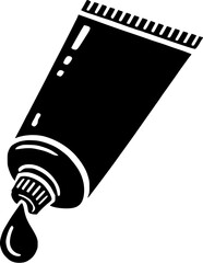 paint tube, glue tube, illustration, vector, graphic, isolated, eps file