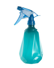 Spray bottle for wash cleaning and horticulture isolated on white, clipping
