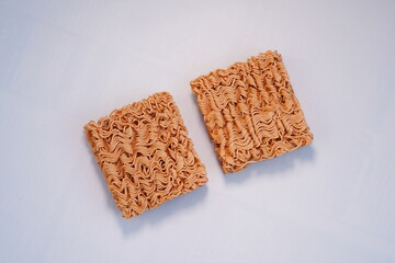Instant fried noodles, ready to eat
