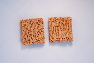 Instant fried noodles, ready to eat