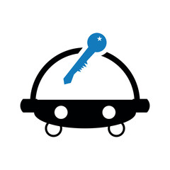 Auto Car rent icon.