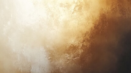 gold beige white , template empty space color gradient rough abstract background , grainy noise grungy texture shine bright light and glow