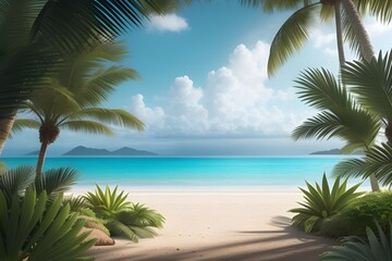 Fototapeta premium Beach Background 