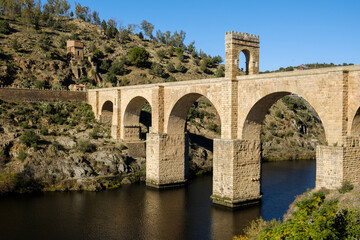 Fototapeta premium Roman Bridge of Alcantara in Extremadura, Spain