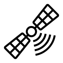 satellite Line Icon