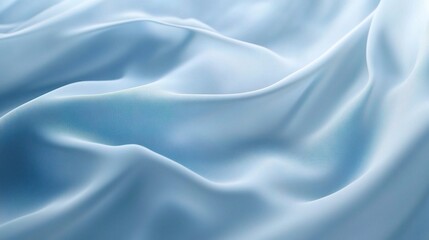 Obraz premium Smooth Icy Blue Gradient Fabric Background for Elegant Designs