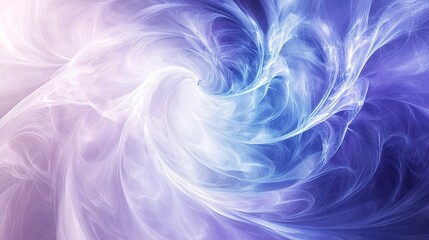 Obraz premium Soft Flowing Abstract Background with Swirls in Blue and Purple Tones