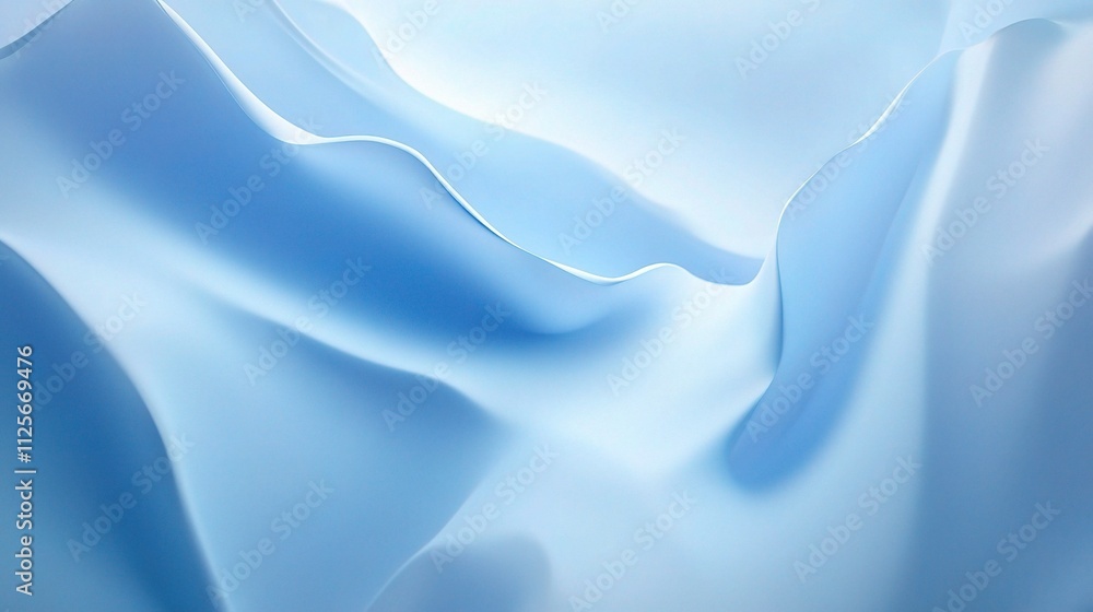 Poster smooth icy blue gradient background with sharp textures and depth