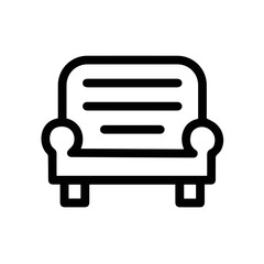 Chair icon symbol vector image illustration
