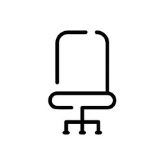 Chair icon symbol vector image illustration