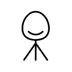 Chair icon symbol vector image illustration
