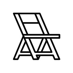 Chair icon symbol vector image illustration
