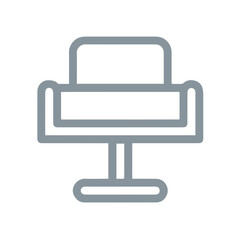 Chair icon symbol vector image illustration
