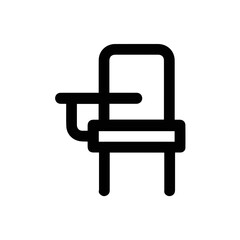 Chair icon symbol vector image illustration