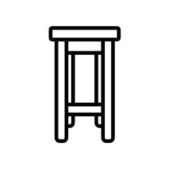 Chair icon symbol vector image illustration
