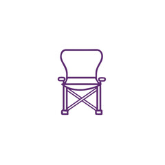 Chair icon symbol vector image illustration
