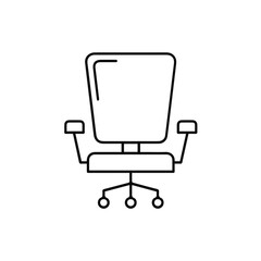 Chair icon symbol vector image illustration
