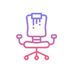 Chair icon symbol vector image illustration
