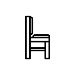 Chair icon symbol vector image illustration
