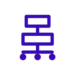 Chair icon symbol vector image illustration
