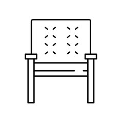 Chair icon symbol vector image illustration
