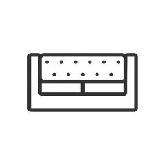 Chair icon symbol vector image illustration
