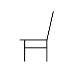 Chair icon symbol vector image illustration
