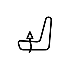 Chair icon symbol vector image illustration
