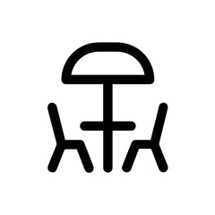 Chair icon symbol vector image illustration
