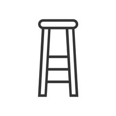 Chair icon symbol vector image illustration
