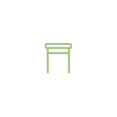 Chair icon symbol vector image illustration
