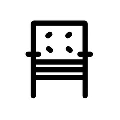 Chair icon symbol vector image illustration
