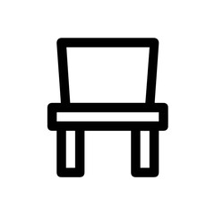 Chair icon symbol vector image illustration

