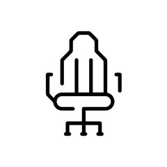 Chair icon symbol vector image illustration
