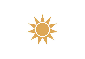 sun logo png template logo icon vector illustration