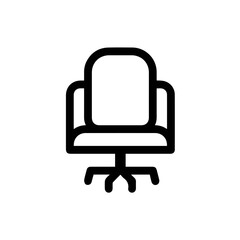 Chair icon symbol vector image illustration
