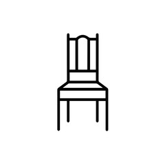Chair icon symbol vector image illustration
