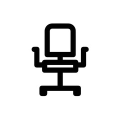 Chair icon symbol vector image illustration
