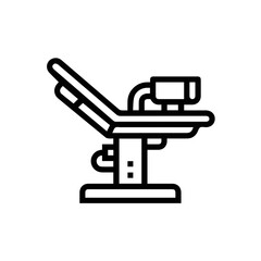 Chair icon symbol vector image illustration
