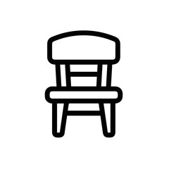 Chair icon symbol vector image illustration
