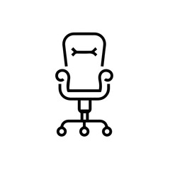 Chair icon symbol vector image illustration
