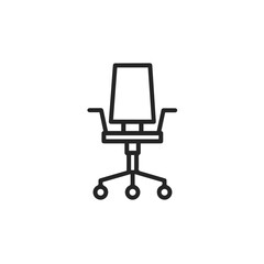 Chair icon symbol vector image illustration
