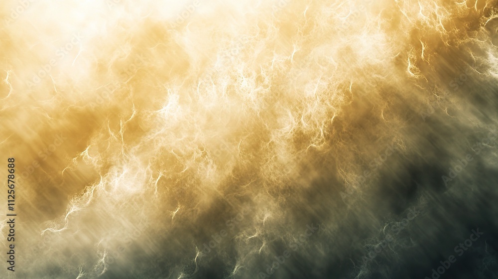 Poster radiant light burst with patterns emerging from the background