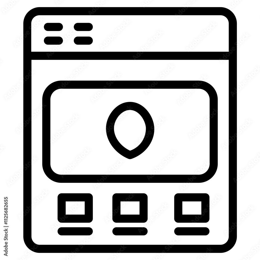 Poster app computer web